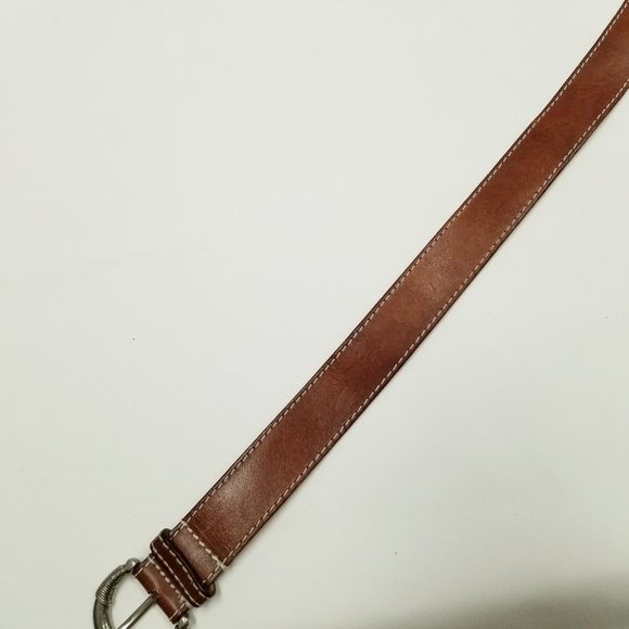 I magnin women's leather size 30‎ belt vintage brown distressed - Picture 8 of 11
